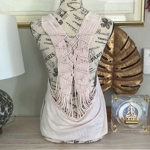 COPY - Brand new Macrame Free People tank top